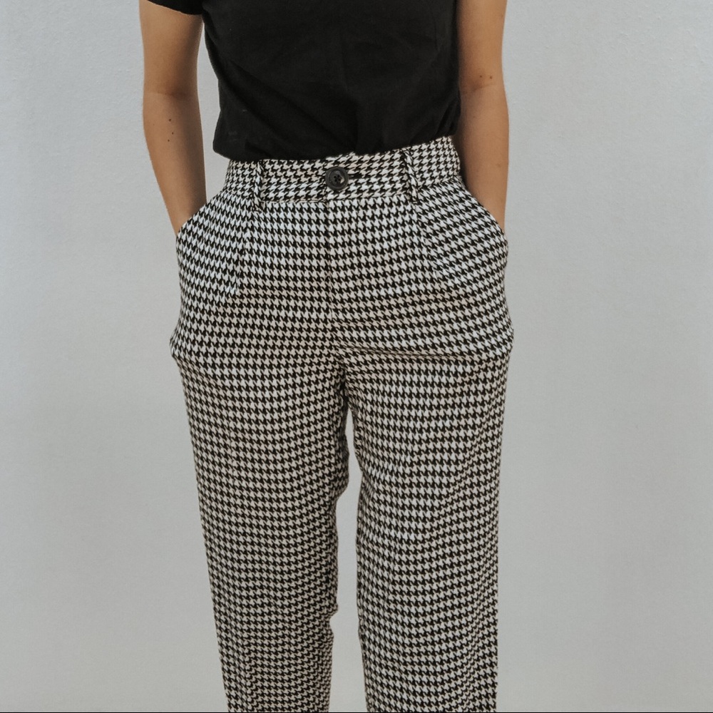 dressy houndstooth pants